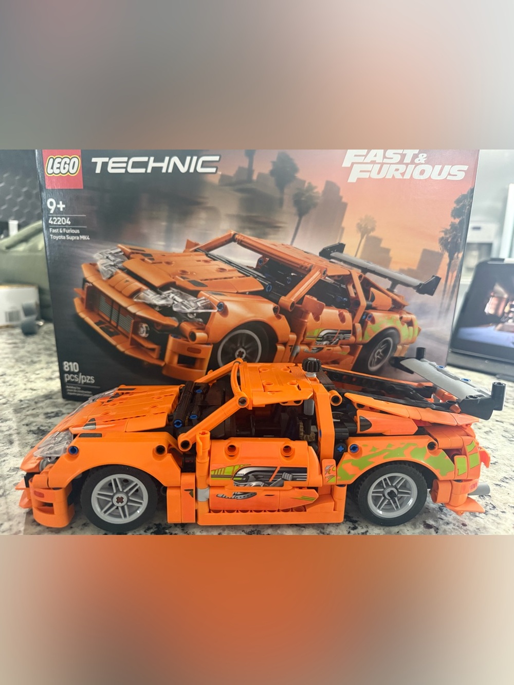 LEGO Technic Fast & Furious Toyota Supra MK4 42204 Complete Box Instructions